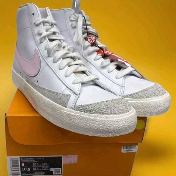 Nike Blazer Mid '77 VNTG White Pink Foam Sail BQ6806-108 Sizes M9 W9.5 RARE NIB - Picture 1 of 8